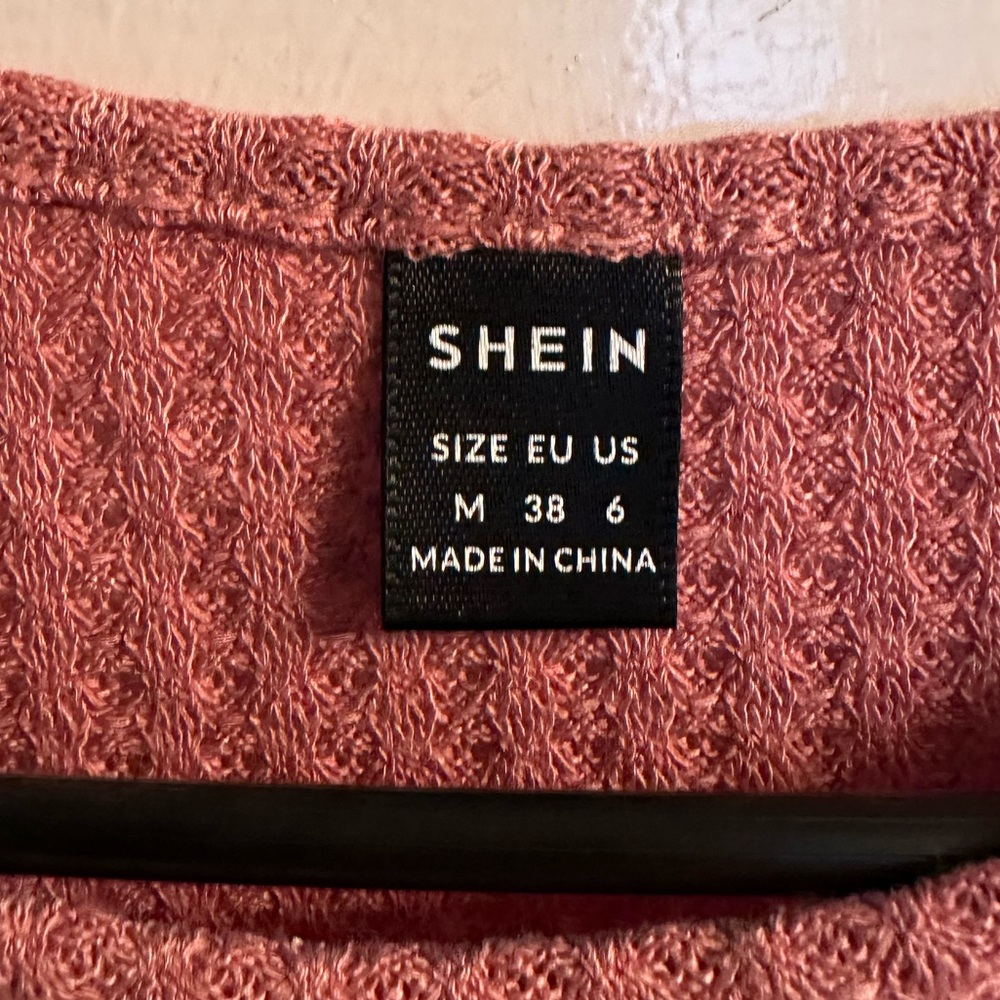 SHEIN Women's Pink Long Sleeve‎ Top - Picture 2 of 8